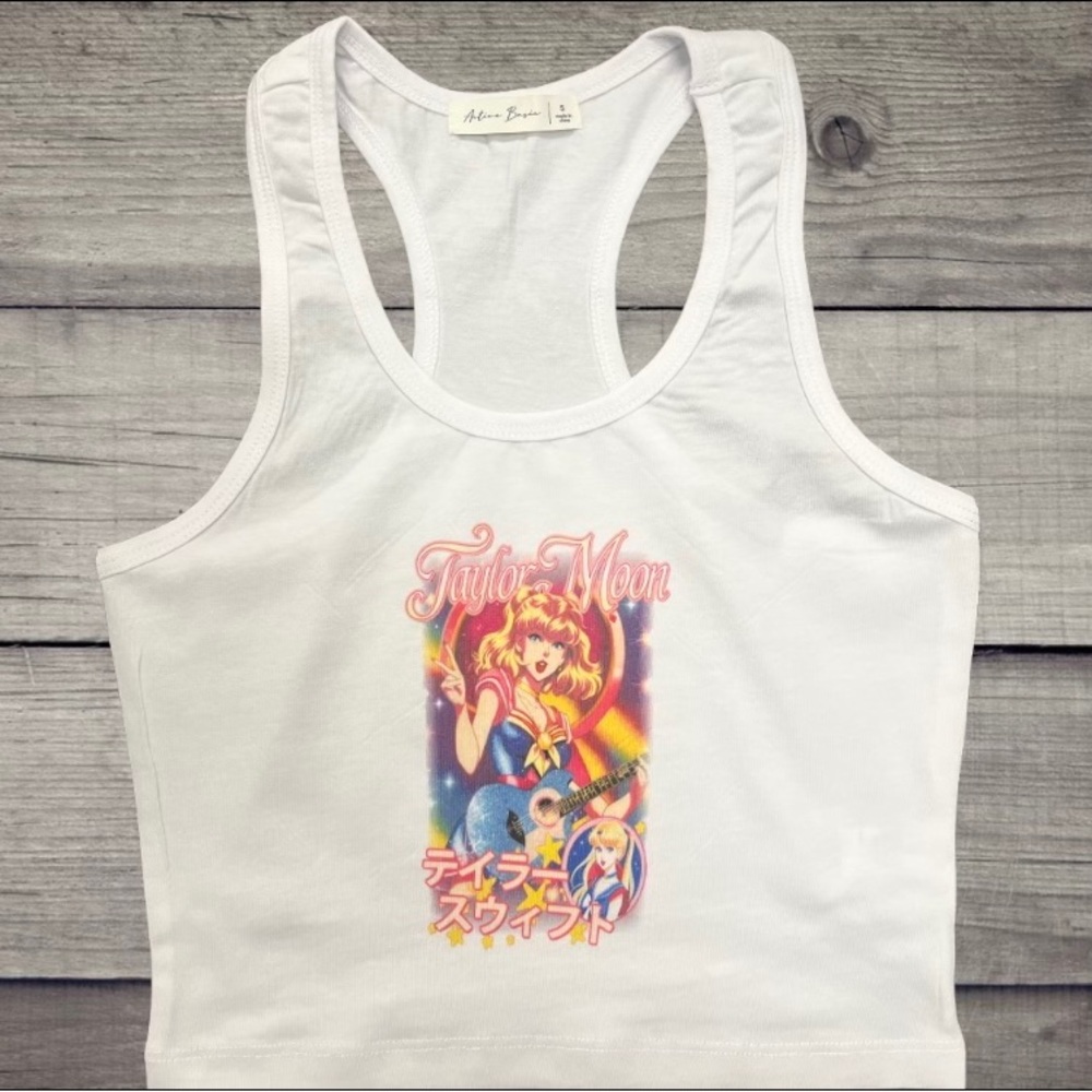 Taylor Swift x Sailor Moon ‘Taylor Moon’ Tank Top Mashup | Sizes S-L
